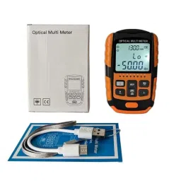 OM 4 in 1 ORANGE Optical Power Meter with Laser Light FC/SC Universal Interface Visual Fault Locator 2mw Vfl Lan Tester Rj45 Network Ethernet Cable Tester -50~+26dBm image 1