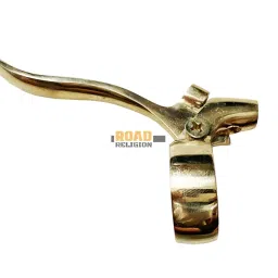 Road Religion Brass Decompressor Lever for Old Model Bullet, Standard, Machismo Bikes (Pure Brass) image 1