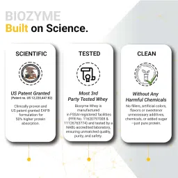 MuscleBlaze Biozyme Gold 100% Whey Protein (Double Rich Chocolate, 1kg / 2.2 lb) | Whey Isolate as Primary Protein Source image 2