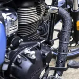 GadiBike Bend Pipe Heat Shield Compatible with RE Reborn BS6 (Bend Pipe Guard) image 2