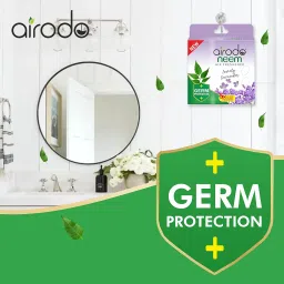 AIRODO Neem Bathroom Air Freshener Assorted Blocks|Mixed Fragrance|30 Days Long Lasting (4 x 50g) image 2