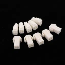 UJEAVETTE 10 Kits Car Male Female 4 Pole Pin 4.5mm Locking Connectors Plug & Socket image 1