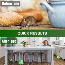 ELNORY Mouse Repellent Rodent Repellents - Peppermint Oil Mouse and Squirrel Deterrent for Indoor-Outdoor Garage, Rat Poisoning for Inside Home Rodents Out of Car, Rat Controller Pills 20 pcs image 2