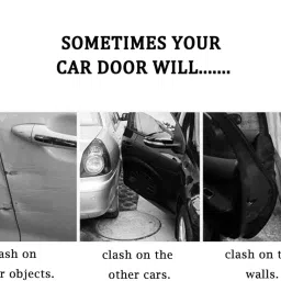QUALIFT Car Door Edge Guard - Durable, Shock-Absorbent Accessories for 4-Wheeler Exterior, Sleek & Stylish Car Door Protector, Updated Soft Silicone Material for Enhanced Bumper Protection (White) image 4