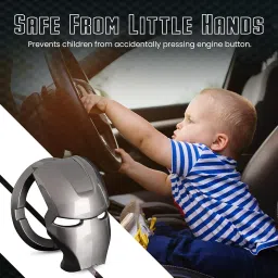 Homeaura Car Engine Start Stop Button Cover – Decorative Protective Sticker Ring | One-Touch Push Start Ignition Switch Cover for All Cars image 3