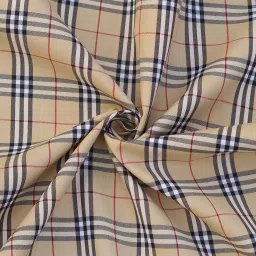 b bigreams - your comfort is our mission BIGREAMS Unstitched Yarn Dyed Cotton Poly Checkered Shirt Fabric – 58" Wide, Soft & Breathable Material for Men/Women – Ideal for Casual & Formal Wear image 5