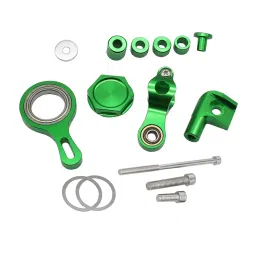 CALANDIS™ Motorcycle Steering Damper Bracket Mount Set for Yamaha YZF R6 YZF R1 Green | Steering Dampers | Body & Frame | Motorcycle Parts | Parts & Accessories image 3