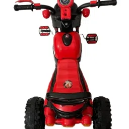 SmileyToys FunRide Kids Tricycle - Front Headlight and Musical - 2 Years to 5 Years - Trike for Indoor and Outdoor - Up to 30 Kgs -Apache Red & Black image 4