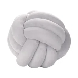 The Style SutraKnot Pillow Ball Cushion Round Throw Pillow for Bedroom Sofa Home Decoration Light Gray|Home & Garden | Home Decor| Pillows image 5