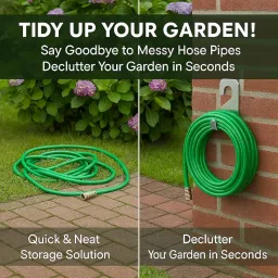 EKANTIK Heavy Duty Stainless Steel Hose Hook Pipe Stand Assembly Durable Rust-Free Easy Installation for Indoor Outdoor Use image 4