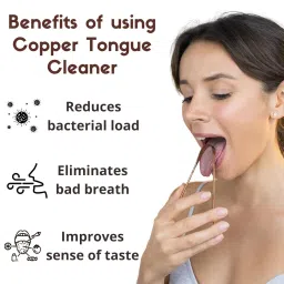 Ayurvedic Coconut & Cinnamon Oil for Oil Pulling With Copper Teeth Cleaner | Cold-pressed | Healthy & Strong Gums | Fresher Breath & Whiter Teeth (100ML) image 3