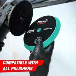Wavex 6-Inch Foam Pad Combo for Car | Includes Hard Cut, Medium Cut & Final Finish Foam Pad | Low Profile 20mm Design for Extreme Performance, Compatible with DA & Rotary Polisher, Washable & Reusable image 4