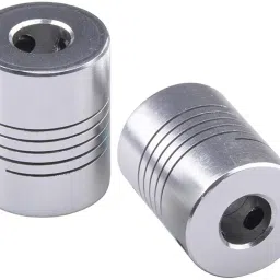 3DINNOVATIONS Flexible Couplings 5mm to 8mm NEMA 17 Shaft for RepRap 3D Printer or CNC Machine（2PCS） image 1
