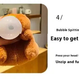 SCOOBA Adorable Tiny Bubble Gum Capybara with up Side Down Shaking Music Toy (Tiny Bubble Gum Capybara) image 3