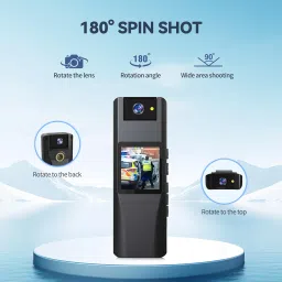 Mini Body Worn Camera 2K/1440P HD, 32GB Small Body Camera 7H Recording, Premium Portable Body Cam with Night Vision&Motion Detection Wearable for Office iHome Security Guard Pet Records image 2