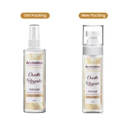 AROMATICO Oudh Royale Body Mist for Men. Long-Lasting Premium Fragrance with Rich Leather & Citrus Top Notes, Floral Heart and Musk & Oudh Base. Sophisticated Masculine Perfume Spray - 110ml image 1