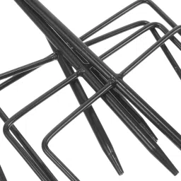 Fastlink;Heavy Duty Garden Shepherd Hooks - 4 Pack Iron Stakes for Bird Feeders, Solar Lanterns, & Outdoor Decor image 3