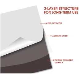 TOWNBUS - Pack of 5 | 4"x6" | 0.5mm Self Adhesive Magnetic Sheet | Just Peel Paste and Place to Make Your Craft, Photos a Magnet | DIY Crafts | Kid-Friendly image 3