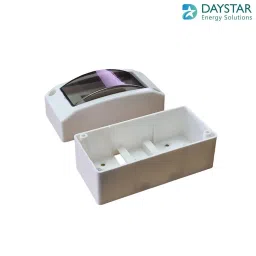 Daystar Solutions (2Way-SealX) PVC MCB Box With Door Type Transparent Cover | Rated Heavy Quality | 2 Way MCB Box | Stylish Modern Latest Design | PACK OF 8 image 4