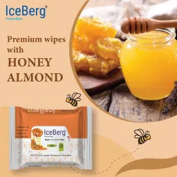 SS.Store Ice Berg Wet Wipes Tissues For Cleaning Face Body Multipurpose Daily Cleansing Face Wipes Thick & Soft Makeup Remover Wet Wipes-25 Facial Tissue Wipes image 5