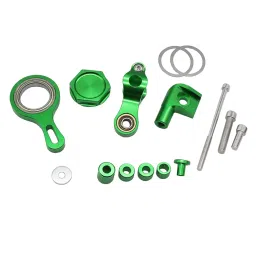 CALANDIS™ Motorcycle Steering Damper Bracket Mount Set for Yamaha YZF R6 YZF R1 Green | Steering Dampers | Body & Frame | Motorcycle Parts | Parts & Accessories image 1
