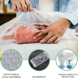 TITTLE Air Bubble Wrap Packing Roll (1Ft X (50 Mtr) 160Ft) image 2