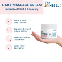 The Joints Co Daily Massage Cream for Joints Pain with Glucosamine,MSM,Boswellia All Natural-50 gm image 4