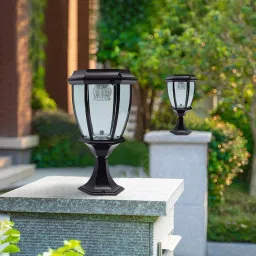 Fastlink;Solar Post Lights for Garden, Path & Patio - Waterproof LED Landscape Lighting, Energy-Saving Outdoor Fence Lanterns (2-Pack) image 4