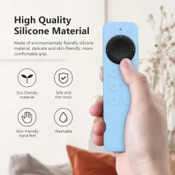 Cotbolt Silicone Case Compatible for Apple TV 4k 2nd Generation Remote Cover (B-Blue) image 3