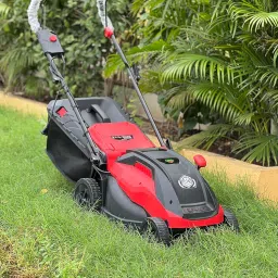 KAE15 Electric Lawn Mower | 15-Inch (380mm) Cutting Width | 1600W 2HP Induction Motor | 5-Level Height Adjustment (25–65mm) | 40L Grass Collection Box | Compact Lawn Cutter for Home & Garden image 1