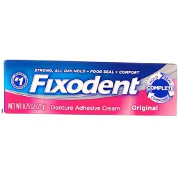 Fixodent Fixodent Denture Adhesive Cream Original 0.75 oz (Pack of 4) image 1