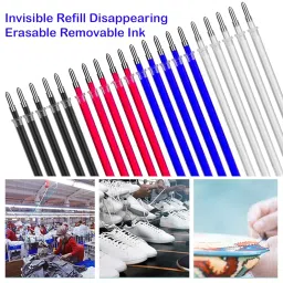 Wolly Wonders 20 Heat Erasable Fabric Marking Refills for Tailors (Blue, Red, Black, White Combination 5 pcs Each Colors Two) Auto-Vanishing Pen For Tailors Sewing, Embroidery And Quilting image 4