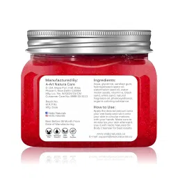 Vedic Naturals Watermelon Body Scrub 450gm | Tan Removal | Removes Dead Skin | Exfoliation | 100% Organic image 1