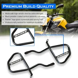 Crash Guard for TVS Raider, Heavy-Duty, Long Life, Strong Durable Protection Frame Slider for TVS Raider Bike image 5