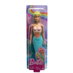 Barbie Mermaid Doll 1 with Fantasy Hair and Headband Accessories, Mermaid Toys with Shell-Inspired Bodices and Colorful Tails image 5