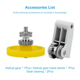 Xirbbo Tz3.0 Upgrade Nano Coating Gear Extruder Accessories Kit,with Aluminum Handle Assembly Drive Gear Extruder,for Bambulab X1 Carbon P1P/P1S 3D Printer image 5