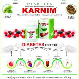 Karnim Diabetes Management Supplement | Karela & Neem Combination | Ayurvedic Good Health Capsule for Diabetic Patients | 100 Count image 3