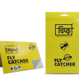 Chipku Fly Trap for Home Glue Trap for House Fly , Sticky Fly Stick Paper Pack of 10 image 3