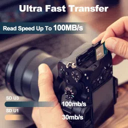 ByteFest SD Card 16GB UHS-I SDHC Flash Memory Card (5 Pack) - Class 10, U3, V30, High Speed Full HD SD Cards for Cameras image 3