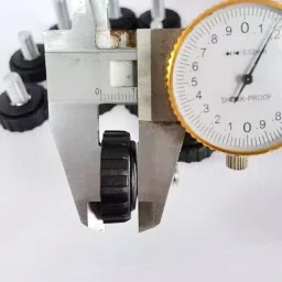 10Pcs Black M4 Thumb Screws, M4 X 10mm Screws, Monitor Mount Screws Knurled Thumbscrews with Carbon Steel Thread, Mechanical Door Fastening Elements, Clamping Screws with Round Head, Round Screws image 2