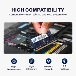 EVM 8GB DDR4 Laptop RAM 2400MHz So-DIMM - Update Your Desktop's Performance with 10-Year Warranty - (EVMT8G2400S88P) image 4