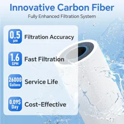 Stokk Under Sink Water Filter, 26000 Gallons, Reduces Chlorine, Bad Taste & Odor, Under Conter Water Filter Systems Direct Connect to Kitchen Faucet, NSF/ANSI 42&53&372 image 5