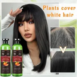 E-DUNIA Fruit Vinegar Hair Dye Color, Natural and Ammonia Free, Black, 100 ml, Pack of 2 image 4