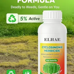 ELHAE Cyclosinonie Herbicide Liquid 5% for Lawn, Garden & Pathways | Low Toxicity Weed Control Concentrate 200ml (2) image 1