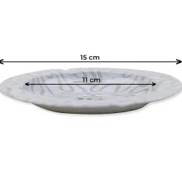 LIT Rolling Metal Tray, White Ash Tray, Round Ash Tray, Ash Trays for Litting and other stuff for Home, Ashtray for Cigarette Stylish, Car Ashtray, LITAF ACCESSORIES (11x15cm) image 3