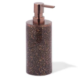 OBSESSIONS Polyresin Liquid Soap & Lotion Dispenser for Bathroom & Kitchen,Copper, 330ML image 2