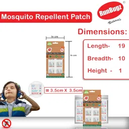 RunBugz Mosquito Repellent Patches For Kids - 30 Patches - Pack of 2 -with 12hr. Protection With Citronella, Lemongrass & Eucalyptus Oil Protects from Dengue, Malaria, Chikungunya image 5
