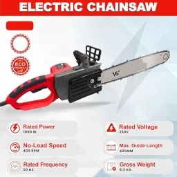 Sauran Electric Chainsaw 16 And inch Guide Bar Wite Chain image 3