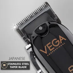 VEGA PROFESSIONAL Men Pro Battery Powered Speed Professional Hair Clipper With 300 Mins Runtime & Japanese Stainless Steel Taper Blades, (Vpphc-07) image 2