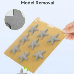 Creality Official Ender 3 V3 Plus Build Plate Gold Textured Surface 315x310mm PEI Sheet Flexible Removable Spring Bed Plate for K1 Max, Ender 3 V3 Plus, Ender 3 S1 Plus(Without Magnetic Base) image 4